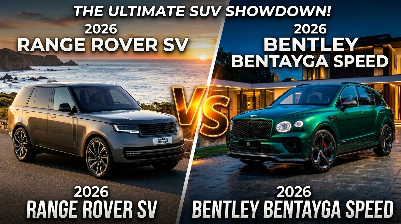 2026 Range Rover SV vs Bentley Bentayga Speed— Which Reigns Supreme?